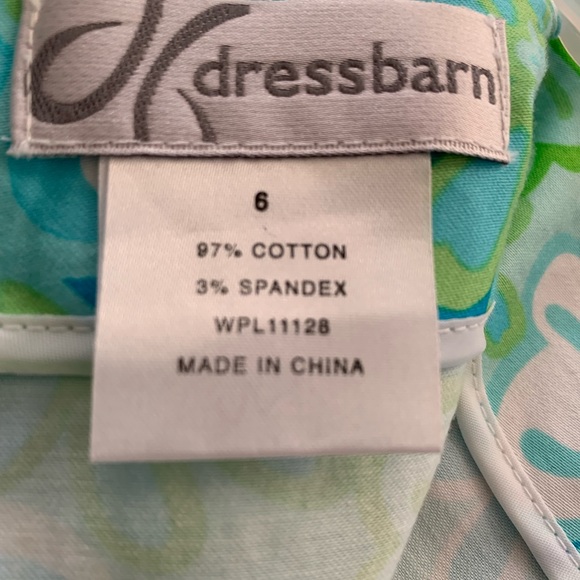 Dress barn neon floral skirt size 6 - Picture 4 of 4